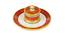Teresa and Earthen Serving Tray (Brown) by Urban Ladder - Design 1 Side View - 729423