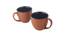Maroon Ceramic Coffee Mug Set of Two Pcs-2 (Brown) by Urban Ladder - Front View Design 1 - 729438