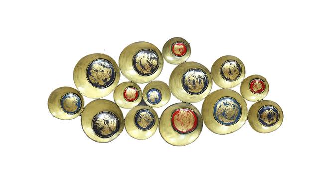Contemporary Gold Foil Art (Wall Decor) (Gold) by Urban Ladder - Design 1 Side View - 729444