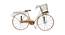 Bicycle with Basket (Wall Decor) (Gold) by Urban Ladder - Design 1 Side View - 729445