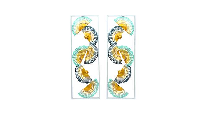 Half Circle framed Wall Decor (Gold) by Urban Ladder - Design 1 Side View - 729447