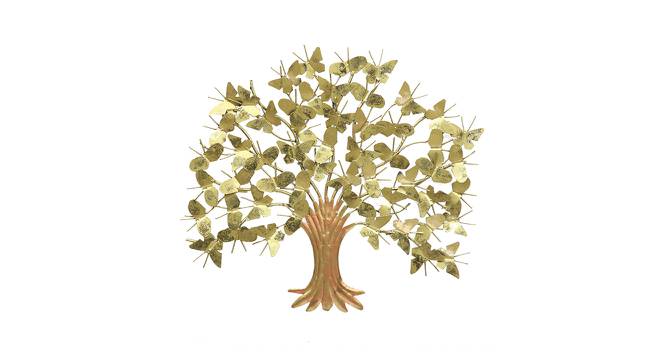 Wall decor butterfly with trees (Gold) by Urban Ladder - Design 1 Side View - 729449
