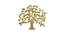 Wall decor butterfly with trees (Gold) by Urban Ladder - Design 1 Side View - 729449