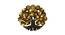 3*3 Modern Art Tree Wall Decor (Gold & Brown) by Urban Ladder - Design 1 Side View - 729450