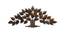 Ashoka Tree Leaf Wall Decor (Gold) by Urban Ladder - Design 1 Side View - 729451