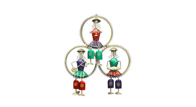 3 ring dolls Wall decor (Multicoloured) by Urban Ladder - Design 1 Side View - 729455