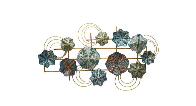 Multicoloured Folwer Wall Hanging Pattern (Grey) by Urban Ladder - Design 1 Side View - 729457