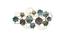 Multicoloured Folwer Wall Hanging Pattern (Grey) by Urban Ladder - Design 1 Side View - 729457