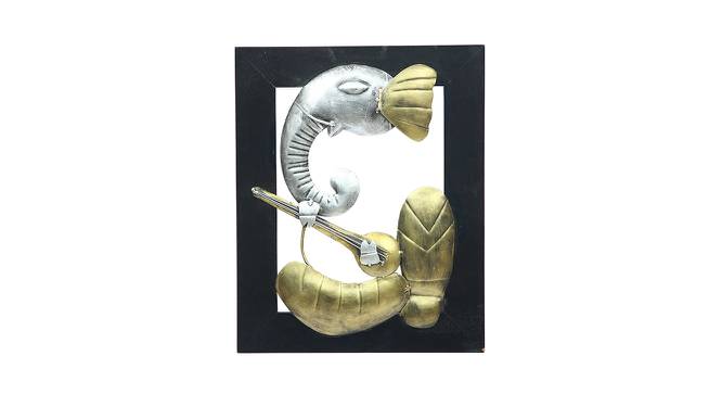 Ganapati Wall Art JDPMA2135B (Gold & Brown) by Urban Ladder - Design 1 Side View - 729462