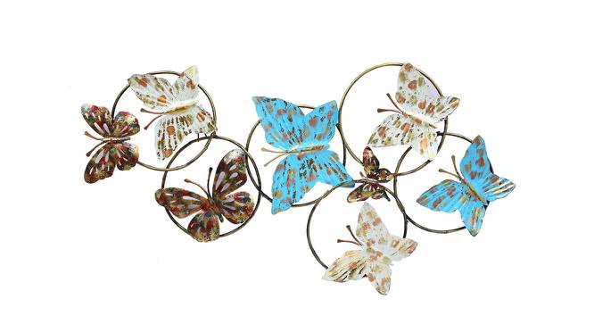 Pastel Coloured Butterfly Wall Art (Multicoloured) by Urban Ladder - Design 1 Side View - 729463