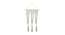 Hand Knotted Cotton Hanging for 3 Planters (White) by Urban Ladder - Design 1 Side View - 729466