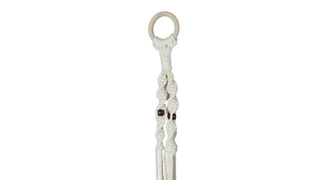 Hand Knotted Cotton Hanging for 01 Planter FAB20383B (White) by Urban Ladder - Design 1 Side View - 729469