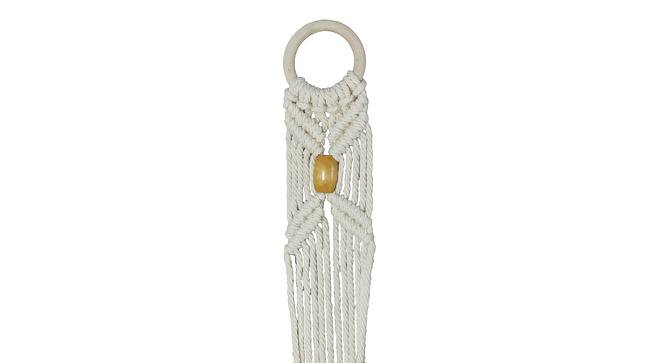 Hand Knotted Cotton Hanging for 01 Planter FAB20383E (White) by Urban Ladder - Design 1 Side View - 729471