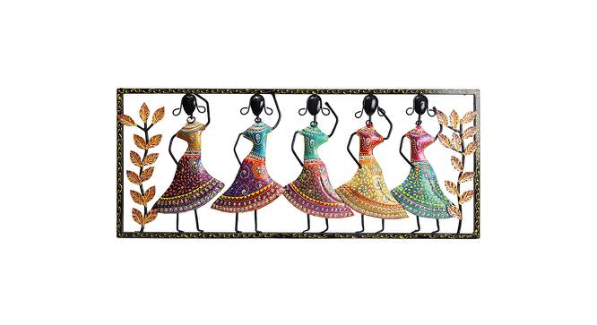 Dancing Lady Wall Hanging (Multicoloured) by Urban Ladder - Design 1 Side View - 729474