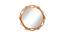 Handcrafted Rose Gold Metallic Frame with Mirror (Gold) by Urban Ladder - Design 1 Side View - 729490