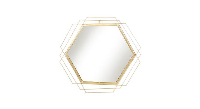 Artisans Choice Handcrafted Golden Frame with Mirror (Gold) by Urban Ladder - Design 1 Side View - 729492