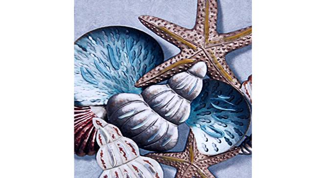 Shells Star Fish Canvas Painting (Multicoloured) by Urban Ladder - Design 1 Side View - 729494