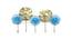 Elegant Key hanging Wall Decor (Blue & Golden) by Urban Ladder - Design 1 Side View - 729498