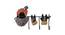 Lord Krishna Key Holder - 3 Hooks (Multicoloured) by Urban Ladder - Design 1 Side View - 729504