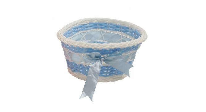 Plastic Multipurpose Basket BASK170906BL (Blue) by Urban Ladder - Front View Design 1 - 729537