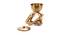 Yoga Pose Figurine with a Brass Bowl (Golden) by Urban Ladder - Front View Design 1 - 729543