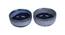 Handpainted Ceramic Bowl Set of 2 in Blue (Blue) by Urban Ladder - Front View Design 1 - 729546