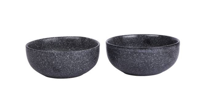 Grey Marl Ceramic Bowl Set of 2 (Grey) by Urban Ladder - Front View Design 1 - 729550