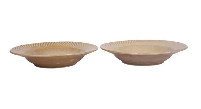 Subtle Beige Platter Set of 2 (Beige) by Urban Ladder - Front View Design 1 - 729563