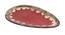 Red Almond shaped Platter (Red) by Urban Ladder - Front View Design 1 - 729571