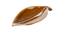 Leaf Structure Ceramic Platter (Mustard) by Urban Ladder - Front View Design 1 - 729580