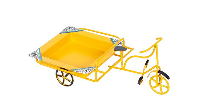 Decorative Bike Tray (Yellow) by Urban Ladder - Front View Design 1 - 729583