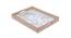 Patrick Printed Wooden Tray (Beige & White) by Urban Ladder - Front View Design 1 - 729596