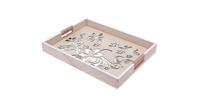 Solid Wooden Tray (Beige) by Urban Ladder - Front View Design 1 - 729598