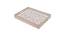 Beige & White Printed Wooden Tray (Beige) by Urban Ladder - Front View Design 1 - 729603