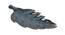 Leaf Structure Cutwork Platter set of 2 (Grey) by Urban Ladder - Front View Design 1 - 729613