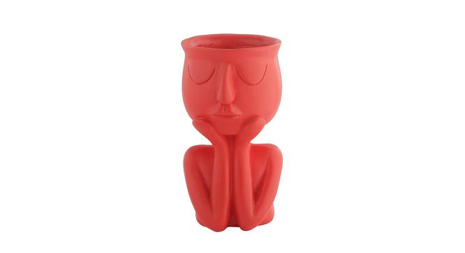 Set of 3 Coloured Human Figurine Vases (Multicoloured) by Urban Ladder - Front View Design 1 - 729641
