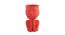 Set of 3 Coloured Human Figurine Vases (Multicoloured) by Urban Ladder - Front View Design 1 - 729641