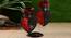 Hearty Candle Stand Set Of 2 (Red) by Urban Ladder - Front View Design 1 - 729666