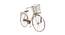 Bicycle with Basket (Wall Decor) (Gold) by Urban Ladder - Front View Design 1 - 729674