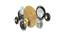 Contemporary Led Inspired Art (Wall Decor) (Gold & Black) by Urban Ladder - Front View Design 1 - 729675