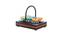 Snacks Jars with Wooden Tray (Brown) by Urban Ladder - Front View Design 1 - 729684