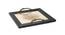 Warli Art Wooden Tray (Black) by Urban Ladder - Front View Design 1 - 729690