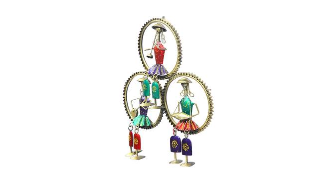 3 ring dolls Wall decor (Multicoloured) by Urban Ladder - Front View Design 1 - 729694