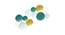 White And Freen Disc Shaped Wall Decor (Multicoloured) by Urban Ladder - Front View Design 1 - 729702
