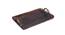 Rectangular Wooden Tray with Designer Handles (Brown) by Urban Ladder - Front View Design 1 - 729707
