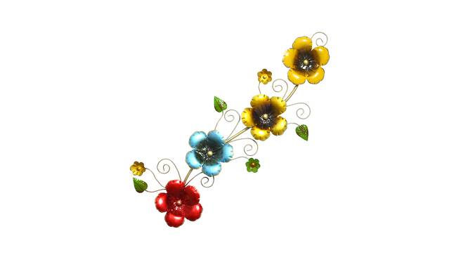 Colourful Floral Wall Art (Multicoloured) by Urban Ladder - Front View Design 1 - 729708