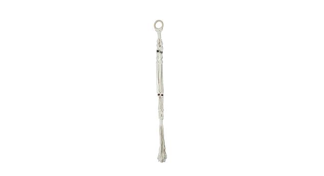 Hand Knotted Cotton Hanging for 01 Planter FAB20383B (White) by Urban Ladder - Front View Design 1 - 729721