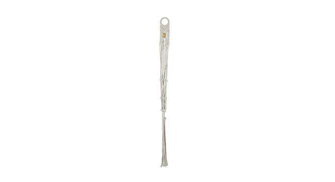 Hand Knotted Cotton Hanging for 01 Planter FAB20383E (White) by Urban Ladder - Front View Design 1 - 729723