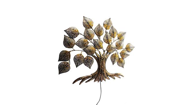 Illuminating Tree Motif Wall Decor (Gold) by Urban Ladder - Front View Design 1 - 729732