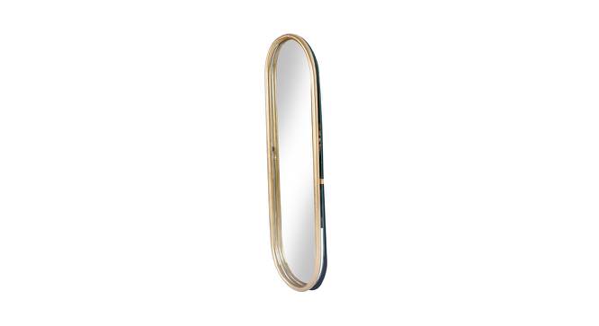 Golden Metallic Frame with Mirror (Gold) by Urban Ladder - Front View Design 1 - 729741